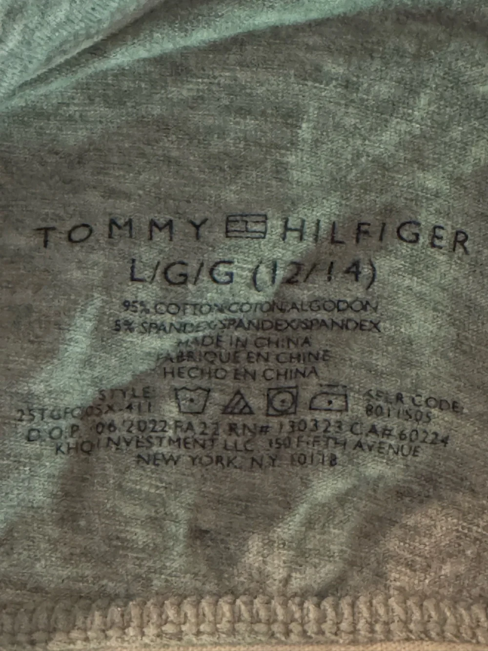 Tommy Hilfiger Girls 3 Pack Bralette Set Size L 12/14 Cotton Logo Band